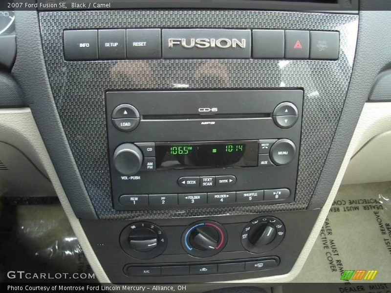 Black / Camel 2007 Ford Fusion SE