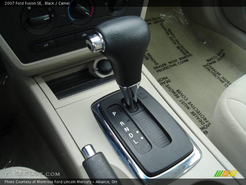 Black / Camel 2007 Ford Fusion SE