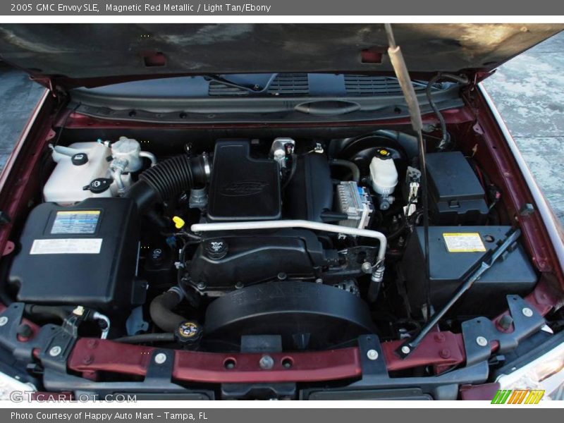 Magnetic Red Metallic / Light Tan/Ebony 2005 GMC Envoy SLE