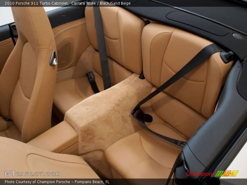 Carrara White / Black/Sand Beige 2010 Porsche 911 Turbo Cabriolet