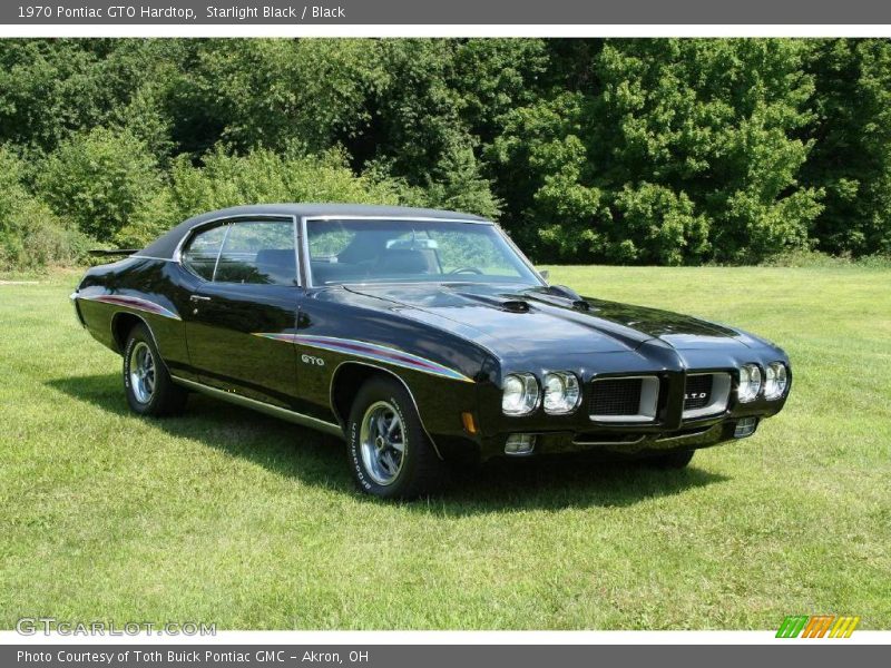 Starlight Black / Black 1970 Pontiac GTO Hardtop
