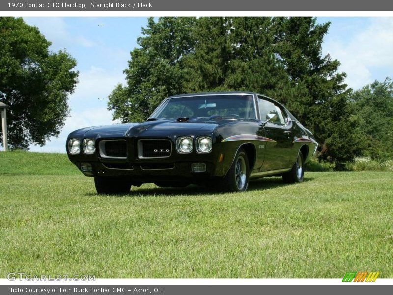 Starlight Black / Black 1970 Pontiac GTO Hardtop