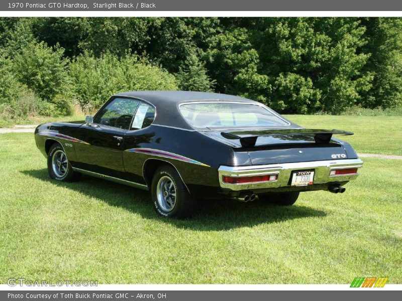 Starlight Black / Black 1970 Pontiac GTO Hardtop