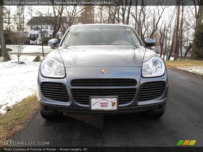 Titanium Metallic / Havanna/Sand Beige 2006 Porsche Cayenne Turbo S