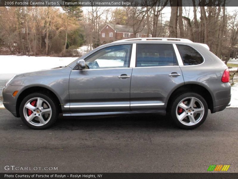 Titanium Metallic / Havanna/Sand Beige 2006 Porsche Cayenne Turbo S