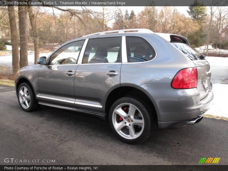 Titanium Metallic / Havanna/Sand Beige 2006 Porsche Cayenne Turbo S