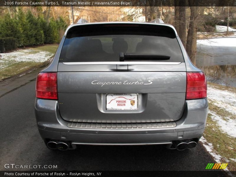 Titanium Metallic / Havanna/Sand Beige 2006 Porsche Cayenne Turbo S