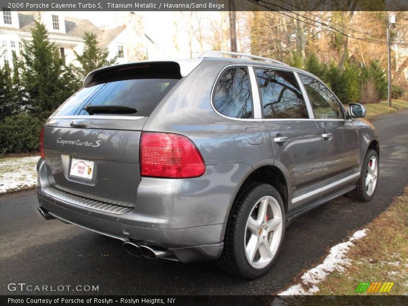 Titanium Metallic / Havanna/Sand Beige 2006 Porsche Cayenne Turbo S