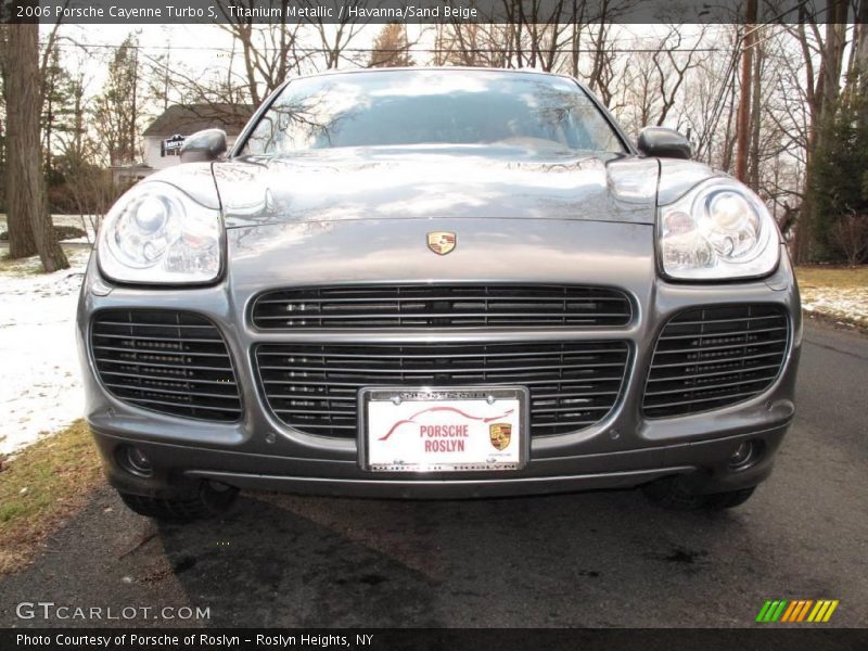 Titanium Metallic / Havanna/Sand Beige 2006 Porsche Cayenne Turbo S