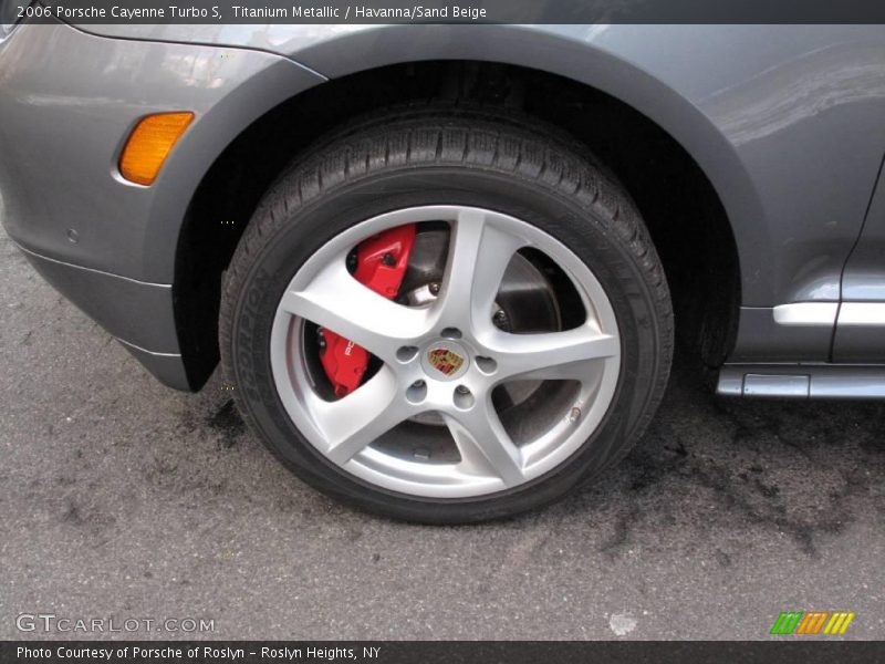 Titanium Metallic / Havanna/Sand Beige 2006 Porsche Cayenne Turbo S