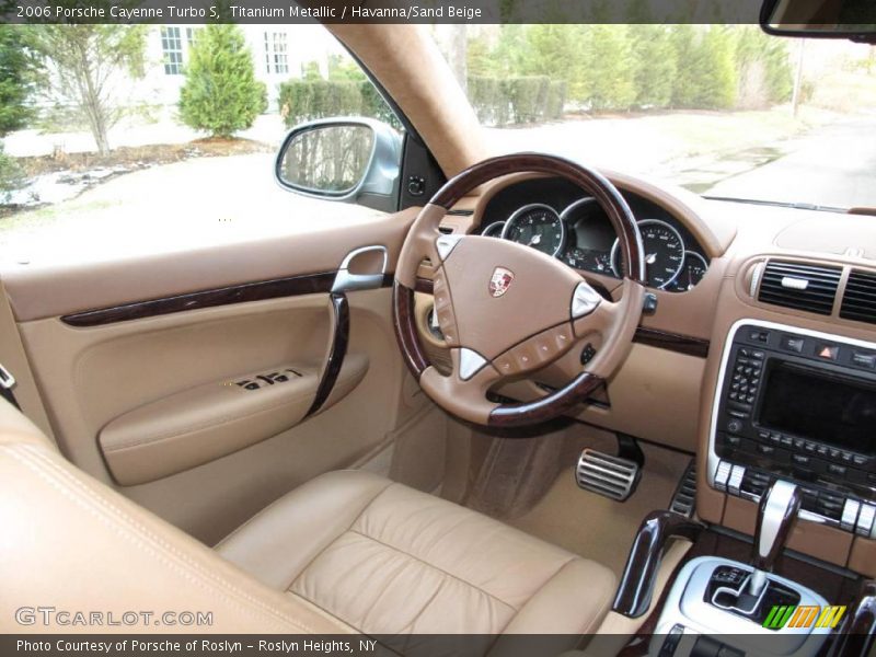 Titanium Metallic / Havanna/Sand Beige 2006 Porsche Cayenne Turbo S