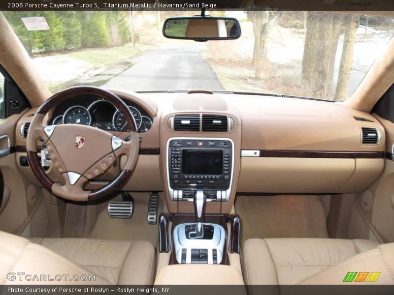 Titanium Metallic / Havanna/Sand Beige 2006 Porsche Cayenne Turbo S