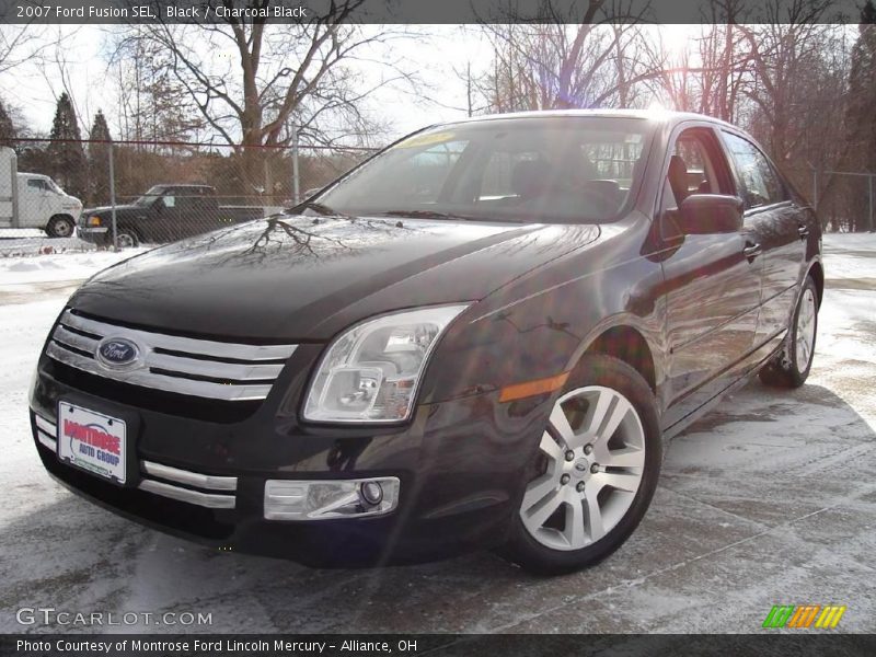 Black / Charcoal Black 2007 Ford Fusion SEL