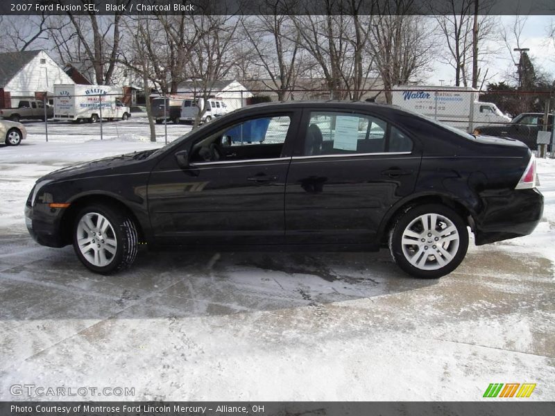 Black / Charcoal Black 2007 Ford Fusion SEL