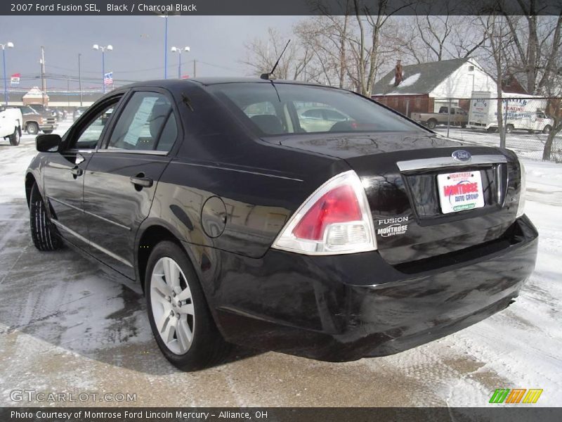 Black / Charcoal Black 2007 Ford Fusion SEL