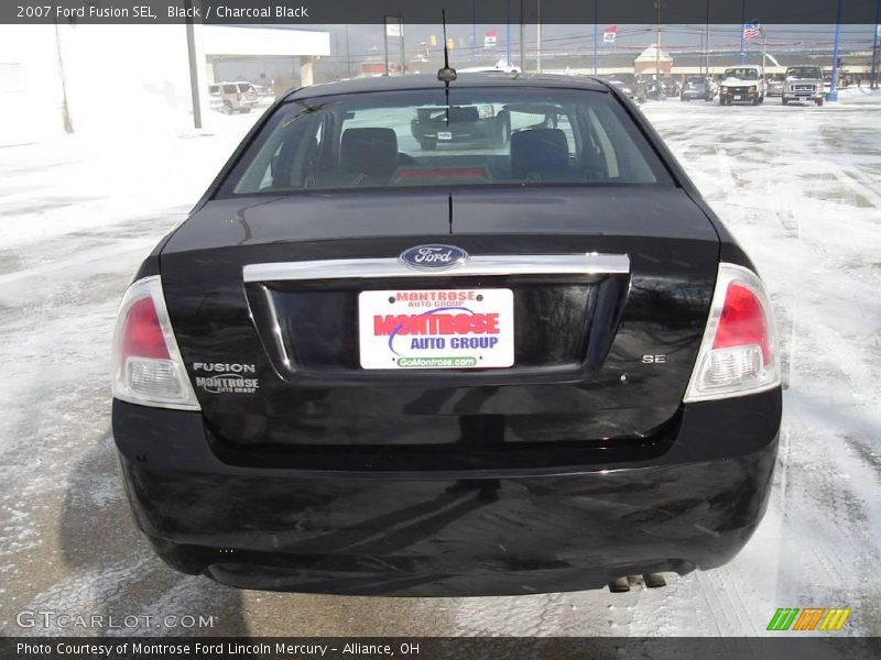 Black / Charcoal Black 2007 Ford Fusion SEL