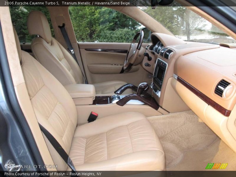 Titanium Metallic / Havanna/Sand Beige 2006 Porsche Cayenne Turbo S