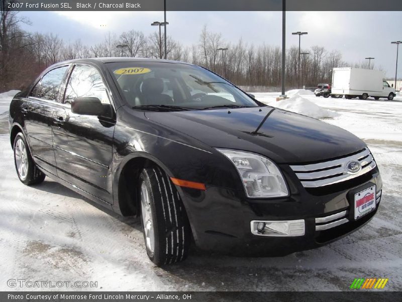 Black / Charcoal Black 2007 Ford Fusion SEL