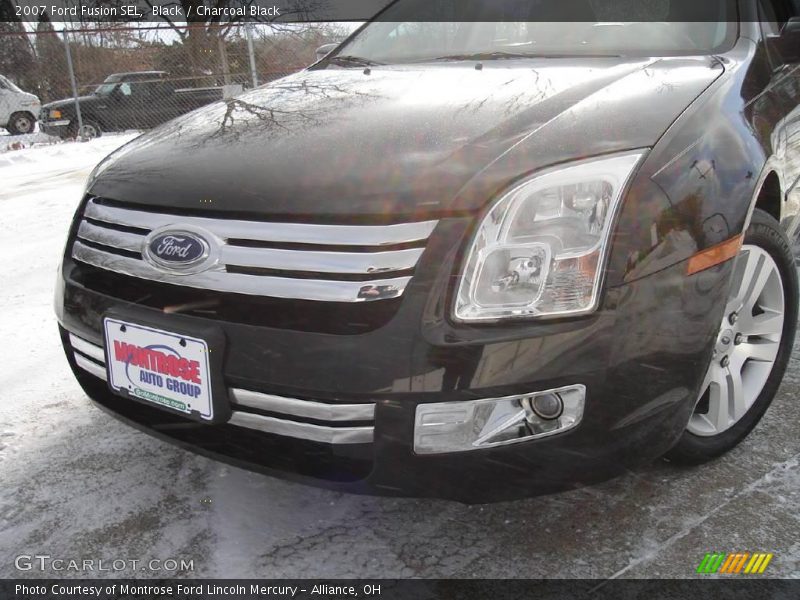 Black / Charcoal Black 2007 Ford Fusion SEL