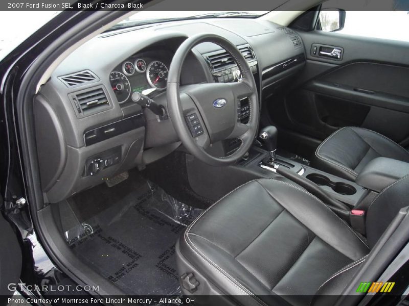 Black / Charcoal Black 2007 Ford Fusion SEL