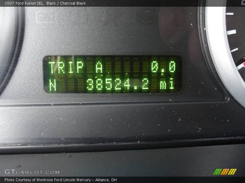 Black / Charcoal Black 2007 Ford Fusion SEL