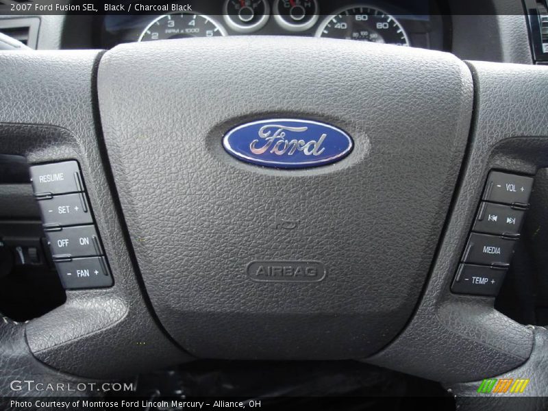 Black / Charcoal Black 2007 Ford Fusion SEL