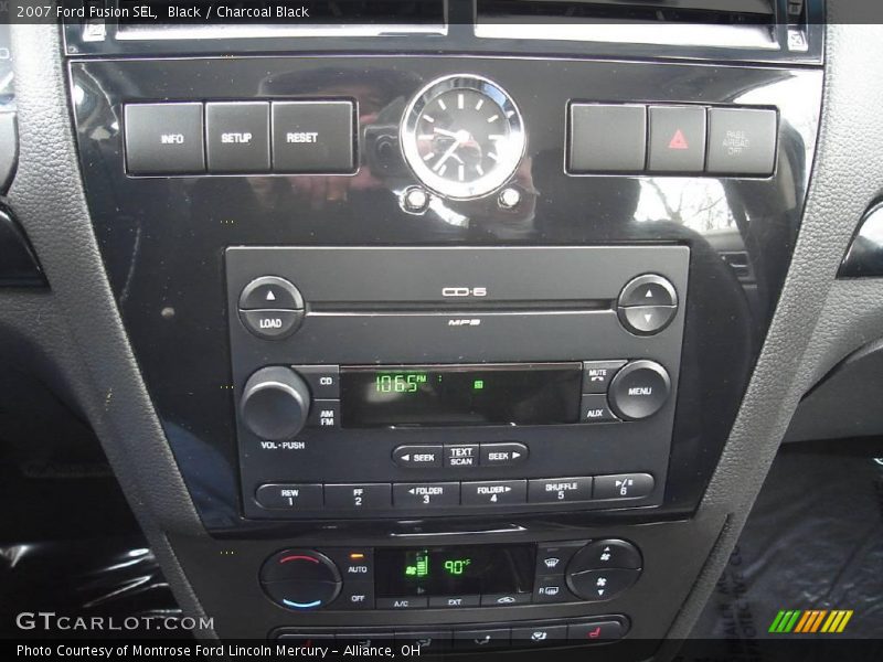Black / Charcoal Black 2007 Ford Fusion SEL