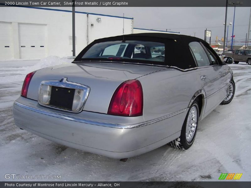 Silver Frost Metallic / Light Graphite 2000 Lincoln Town Car Cartier