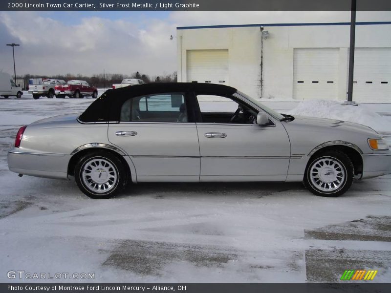 Silver Frost Metallic / Light Graphite 2000 Lincoln Town Car Cartier