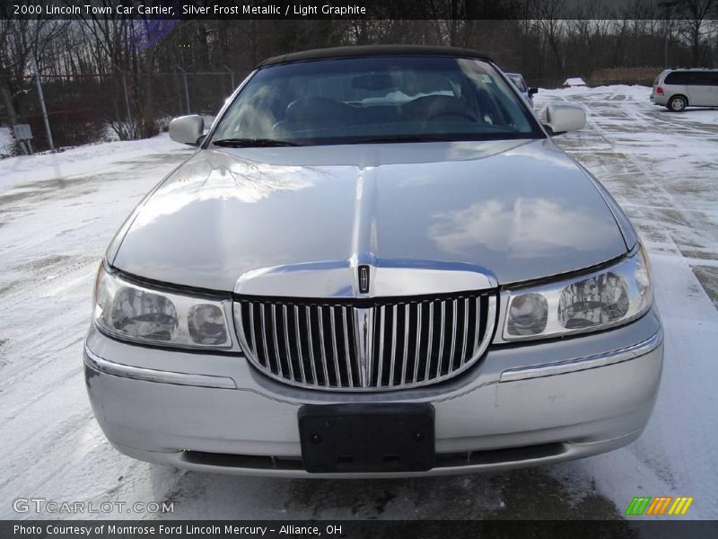 Silver Frost Metallic / Light Graphite 2000 Lincoln Town Car Cartier