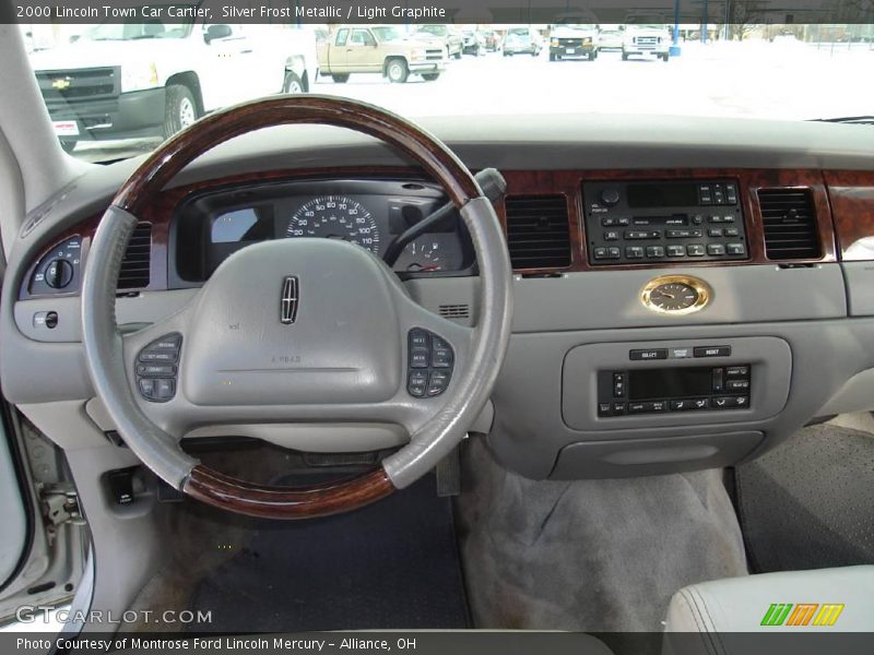 Silver Frost Metallic / Light Graphite 2000 Lincoln Town Car Cartier