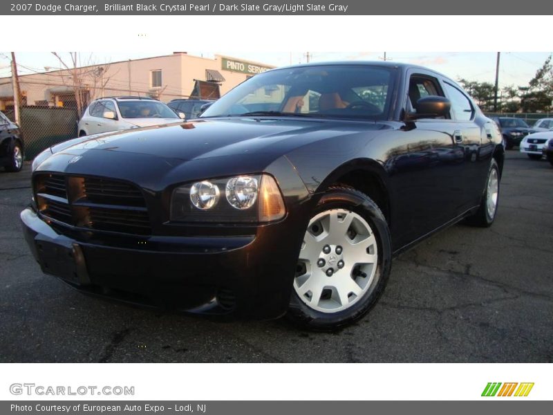 Brilliant Black Crystal Pearl / Dark Slate Gray/Light Slate Gray 2007 Dodge Charger