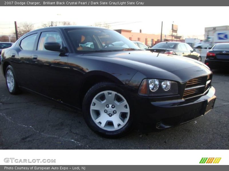 Brilliant Black Crystal Pearl / Dark Slate Gray/Light Slate Gray 2007 Dodge Charger