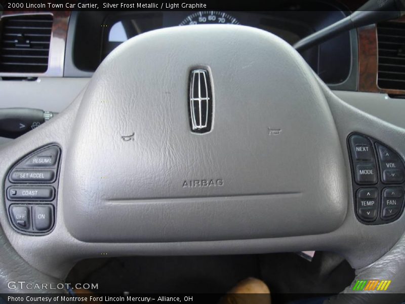 Silver Frost Metallic / Light Graphite 2000 Lincoln Town Car Cartier
