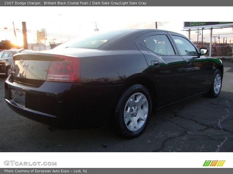 Brilliant Black Crystal Pearl / Dark Slate Gray/Light Slate Gray 2007 Dodge Charger