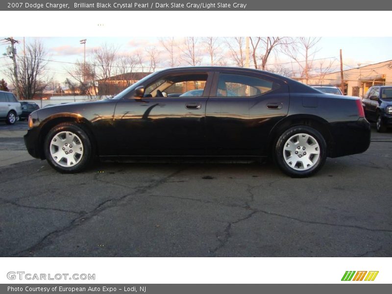 Brilliant Black Crystal Pearl / Dark Slate Gray/Light Slate Gray 2007 Dodge Charger