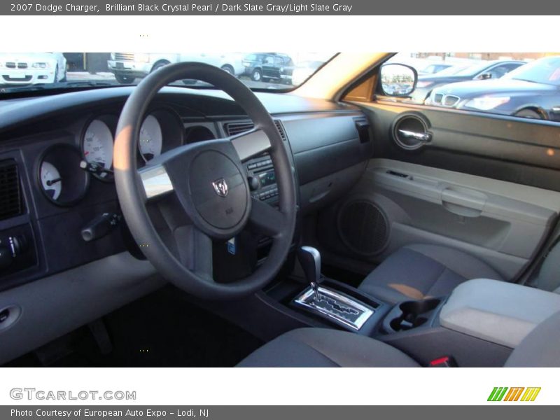 Brilliant Black Crystal Pearl / Dark Slate Gray/Light Slate Gray 2007 Dodge Charger