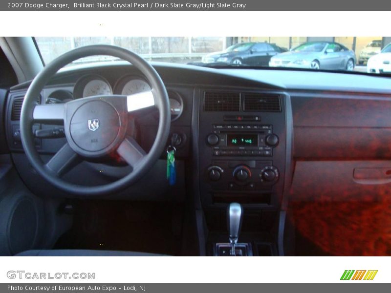 Brilliant Black Crystal Pearl / Dark Slate Gray/Light Slate Gray 2007 Dodge Charger