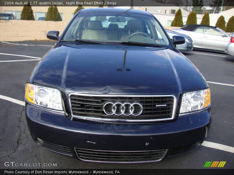 Night Blue Pearl Effect / Beige 2004 Audi A6 2.7T quattro Sedan