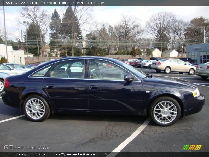 Night Blue Pearl Effect / Beige 2004 Audi A6 2.7T quattro Sedan