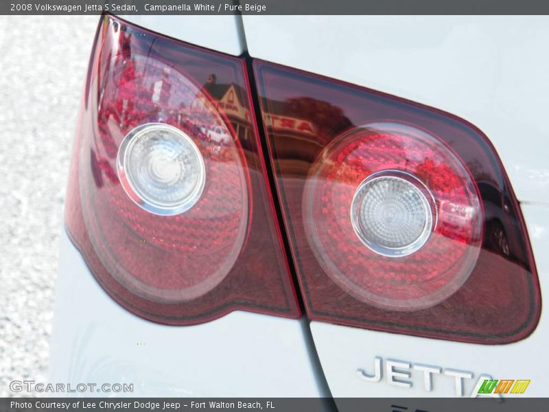 Campanella White / Pure Beige 2008 Volkswagen Jetta S Sedan