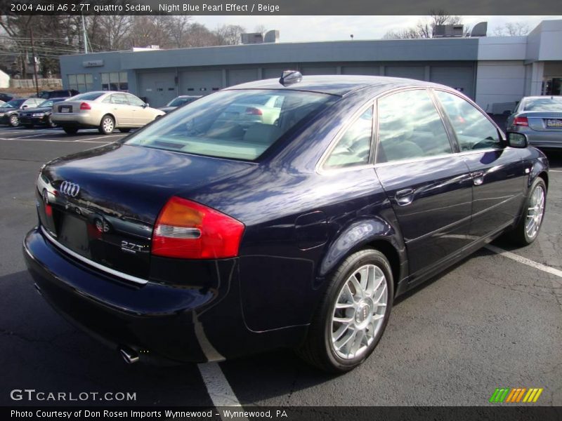 Night Blue Pearl Effect / Beige 2004 Audi A6 2.7T quattro Sedan