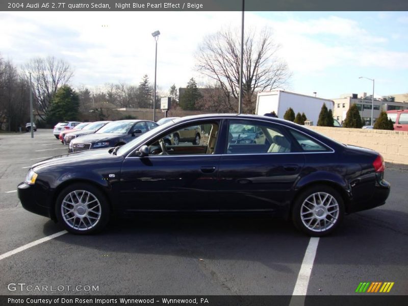 Night Blue Pearl Effect / Beige 2004 Audi A6 2.7T quattro Sedan