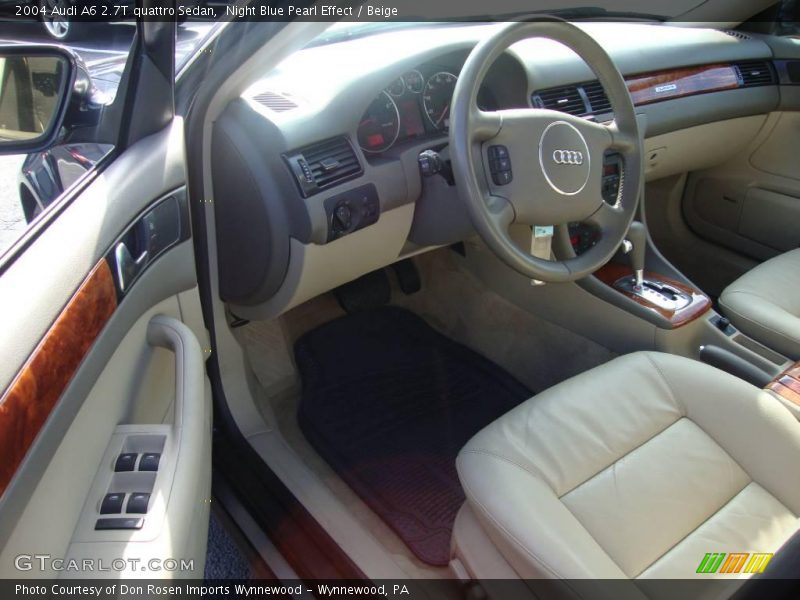 Night Blue Pearl Effect / Beige 2004 Audi A6 2.7T quattro Sedan