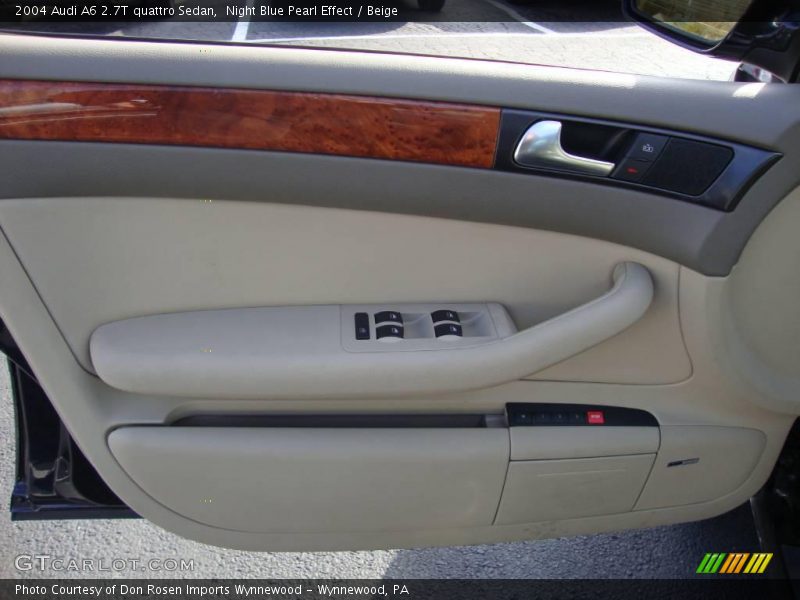 Night Blue Pearl Effect / Beige 2004 Audi A6 2.7T quattro Sedan