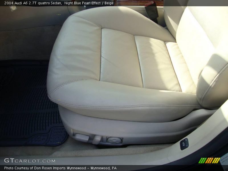 Night Blue Pearl Effect / Beige 2004 Audi A6 2.7T quattro Sedan