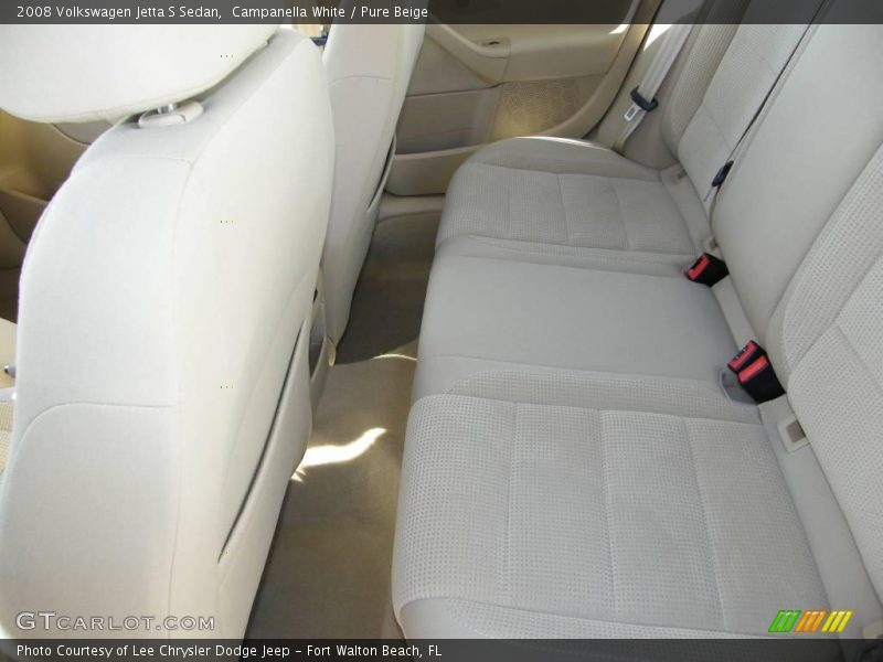 Campanella White / Pure Beige 2008 Volkswagen Jetta S Sedan