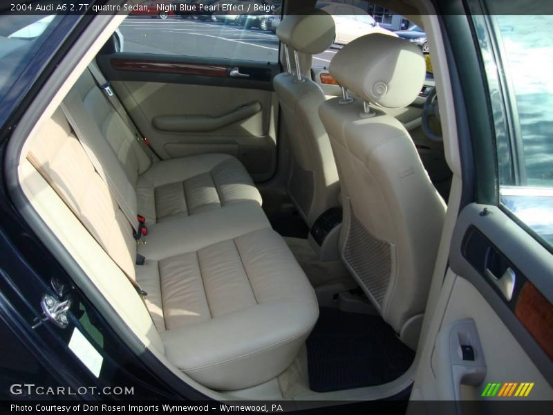 Night Blue Pearl Effect / Beige 2004 Audi A6 2.7T quattro Sedan