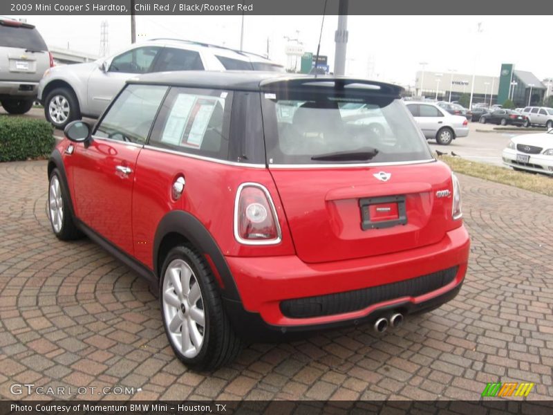Chili Red / Black/Rooster Red 2009 Mini Cooper S Hardtop