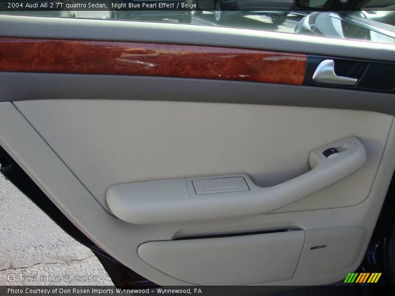 Night Blue Pearl Effect / Beige 2004 Audi A6 2.7T quattro Sedan